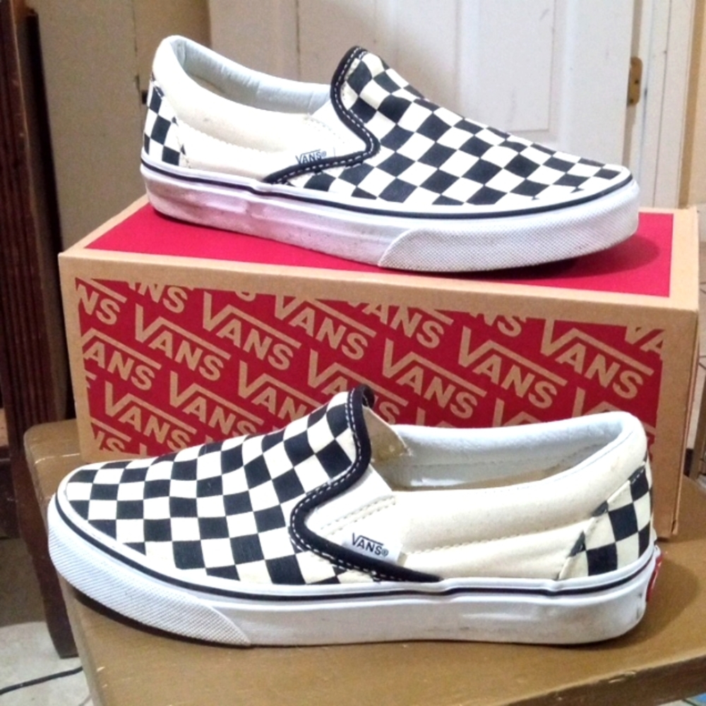 Checkered Vans